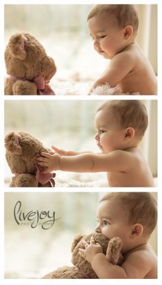 Baby 9 Months Photography, 6 Month Boy Photo Shoot, Baby 6 Months Photography, 6 Month Baby Picture Ideas Boy, 6 Month Photography, 6 Month Baby Picture Ideas, Month Pictures, Teddy Boy, Bear Photo