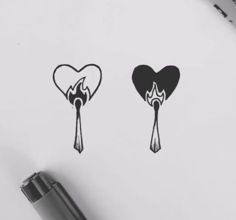 Matching Tattoos Stencil, Matching Tattoos Couples Unique, Love Kills Tattoo, Tattoo Ideas Friendship, Matching Goth Tattoos, Bff Matching Tattoos, Small Matching Tattoos For Best Friends, Twin Flame Tattoo, Soul Sister Tattoos