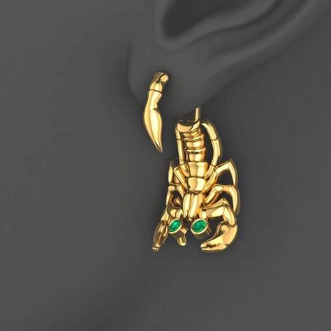 Scorpion Earrings, Venus Art, Scorpio Women, Astrology Gifts, Cad File, Egyptian Jewelry, Astrology Gift, Earring Gold, Classy Jewelry