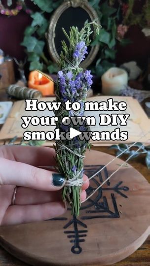 7.1K views · 2.9K reactions | DIY Smoke Wands

I wanted to make my own smoke wand to cleanse the space on the next sabbat, and I'm using the plants growing in my windowsill. 
Have you tried to make your own smoke wands? What herbs do you like to combine? 
And have you ever burned bundles with crystals? I have seen smoke sticks with selenite and candles, and they look gorgeous but... I'm not sure how practical that is.... 🙈🤔

Hope you have had a fantastic weekend!
#witchesofinstagram #witchesofig #wicca #bookofspells #bookofshadows #diy #diycrafts #spirituality #smudge #cleansing | Alba Garcia | Lydia the Bard · Afraid of Quiet (feat. Ben Tomalin) Lavender Smudge Sticks Diy, Diy Sage Smudge Sticks, Diy Smudge Stick, Crystal Wand Diy, Smudge Sticks Diy, Smudge Bundles, Zen Life, The Bard, Diy Wand