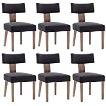 Check this out! Bedroom Charcoal, Linen Dining Chairs, Midcentury Modern Dining Chairs, Farmhouse Dining Chairs, Upholstered Accent Chairs, Rattan Dining Chairs, Dining Room Chairs Modern, Mid Century Modern Dining, Mid Century Dining Chairs