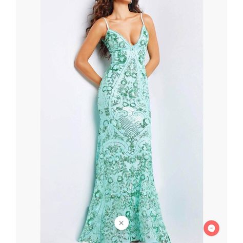 Mint Prom Dresses, Prom Dress Mermaid, Printed Prom Dresses, Mermaid Design, Mermaid Sequin, Sequin Prom Dress, Jovani Dresses, Designer Prom Dresses, Prom Designs