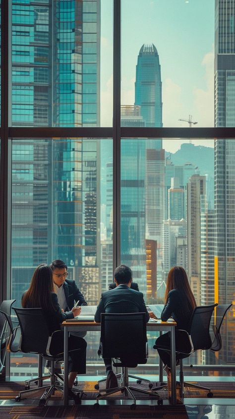 Corporate Meeting View: Three professionals engaged in a serious business meeting in a high-rise building with cityscape views. #business #cityscape #meeting #professionals #high-rise #aiart #aiphoto #stockcake ⬇️ Download and 📝 Prompt 👉 https://ayr.app/l/Jw7V Luxury Hotels Lobby, Corporate Meeting, Corporate Image, High Rise Building, 2025 Vision, Business Meeting, Quality Work, Hotel Lobby, Business Person