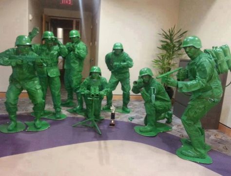 Army Men. View more cosplay at http://www.pinterest.com/SuburbanFandom/cosplay-diary/ Army Guys, Best Group Costumes, Army Theme, Army Costume, Fun Group, Group Costumes, Army Men, Best Cosplay, Www Pinterest Com