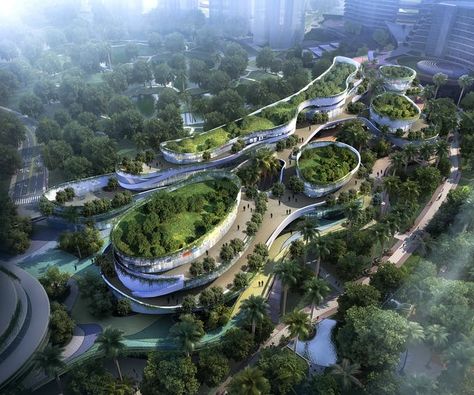 Malaysia's Forest City primed for green development | News | Eco-Business | Asia Pacific Forest City Malaysia, Eco City, Eco Architecture, Desain Lanskap, Sustainable City, Forest City, Concert Stage, Landscape Architecture Design, Green Architecture