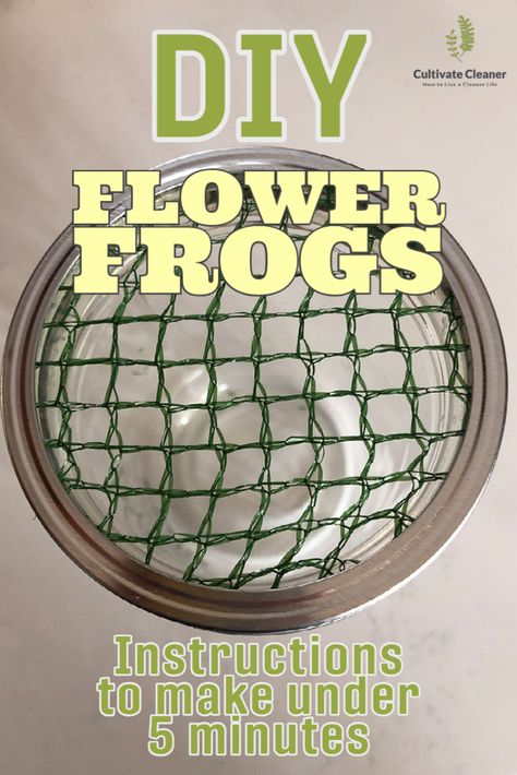 DIY and other ideas for Flower Frogs Floral Frogs Diy, Diy Frog Decorations, Diy Floral Frog, Flower Frogs Diy, Diy Frog Decor, Flower Frog Diy, Diy Flower Frog, Flower Frog Arrangement, Silk Flower Crafts