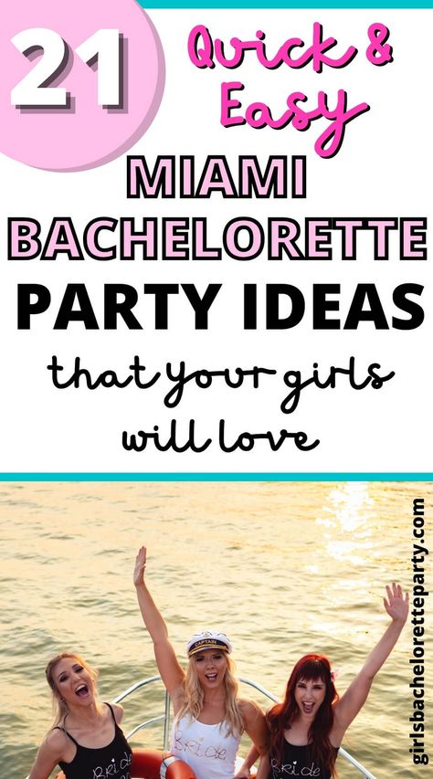 Miami's calling for a bachelorette party that's as sunny as it is chic! From custom t-shirts that scream squad goals to theme decor that breathes beach luxury, celebrate in style with our curated ideas. Craft welcome bags filled with summer essentials or fall favorites, and deck out your space with DIY decorations for that personal touch. Dive into poolside fun or beachside bliss with favors and gifts that dazzle. Embrace the Miami heat with simple, elegant, and unforgettable party planning Diy Beach Decorations, Bachelorette Goodies, Miami Bachelorette, Ultimate Bachelorette Party, Miami Bachelorette Party, Beach Decorations, Fun Drinking Games, Diy Beach Decor, Miami Skyline