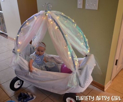 Pumpkin Carriage Diy, Solar Lamps Diy, Diy Moss Ball, Cinderella's Carriage, Diy Light Bulb, Costume Ideas For Kids, Best Wagons, Farmhouse Blankets, Halloween Princess