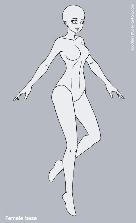 Blank Character Base Female, F2u Base Female, Fem Poses Reference Drawing, Character Base Female, Poses Anime Mujer, Anime Female Body Reference, Girl Body Base Drawing, Girl Body Base, Anime Poses Female Base