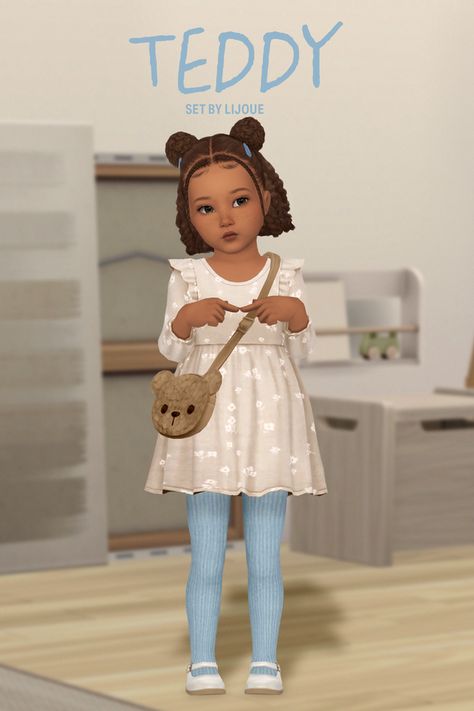 Toddler Cc Sims 4, Teddy Bag, Sims 4 Toddler Clothes, Mods Sims 4, Sims 3 Mods, Sims 4 Tsr, Sims 4 Patreon, Sims 4 Cc Kids Clothing, Free Sims 4