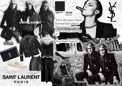 Yves Saint Laurent - MOODBOARD - thl/181018 #ysl #moodboard #art #fashion #digital #design #photoshop Ysl Jeonghan, Yves Saint Laurent Wallpaper, Ysl Moodboard, Fashion Brand Moodboard, Moodboard Fashion Collage, Yves Saint Laurent Aesthetic, Saint Laurent Aesthetic, Yves Saint Laurant, Ysl Aesthetic