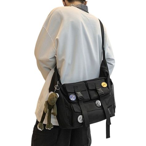 Canvas messenger bag