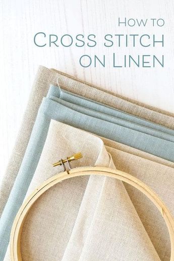 Looking to make the jump from cross stitching on Aida to linen? This post will show you how. Cross Stitch On Linen, Cross Stitch Games, Cross Stitch Tutorial, Cross Stitch Samplers, Cross Stitch Fabric, Hand Embroidery Stitches, Cross Stitch Patterns Free, A Cross, Modern Cross Stitch