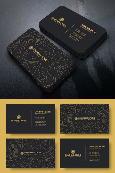 Creative Agency Business Card, การออกแบบ Ui Ux, Agency Business Cards, Business Card Design Black, Business Cards Layout, Desain Ui, Stylish Business Cards, Graphic Design Business Card, Premium Business Cards