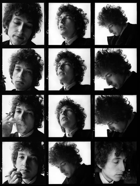 This contact sheet captures Dylan smoking a cigarette. “He looks really soulful in these shots,” says Schatzberg. “Every picture on that roll is great.” Jerry Schatzberg, Linking Park, Contact Sheet, Joan Baez, Music Pictures, Pop Rock, Bob Dylan, Blonde Bob, Rare Photos