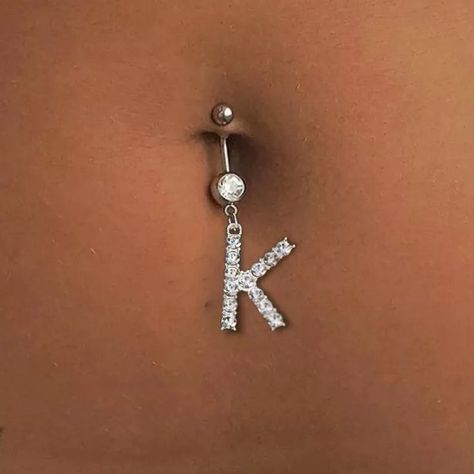 26 Alphabet Navel Nails Medical Navel Rings Custom Alphabet Wholesale Alphabet Body Jewelry Piercing Women, Cute Belly Rings, Navel Piercing Jewelry, Nose Ring Jewelry, Belly Button Piercing Jewelry, Belly Piercing Jewelry, Expensive Jewelry Luxury, Body Jewelry Piercing, Navel Piercing