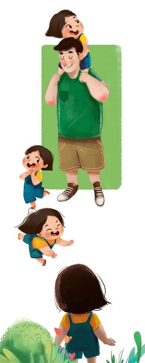 Cook Illustration, Father And Daughter, Toddler Learning Activities, Creative Drawing, Toddler Learning, Illustration Character Design, Character Design References, Pretty Songs, Design Reference