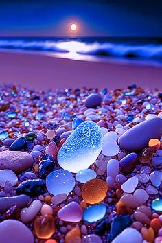 Lovers of iphone wallpapers Glass Pebble Beach, Rocks Wallpaper, Glass Beach California, Pretty Nature Pictures, Beach Wallpaper Iphone, Glow Stones, Rock River, Classic Wallpaper, Crystal Beach