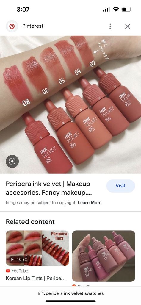 Bigger Lips Makeup, Makeup For Downturned Eyes, Types Of Makeup Looks, Peripera Ink Velvet, Ink Velvet, Korean Lip Tint, Velvet Lip Tint, Korean Lips, Ulzzang Makeup