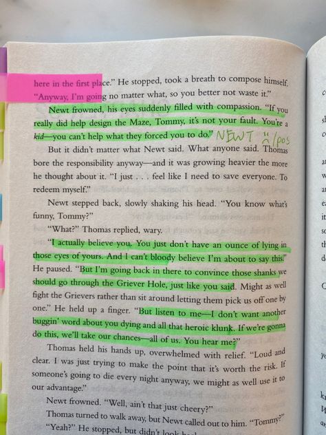 bit of book from the maze runner book one Maze Runner Annotations, Newtmas Book Quotes, Maze Runner Book Quotes, Newt Maze Runner Quotes, The Maze Runner Book, Maze Runner Book, Maze Runner Quotes, Runner Quotes, Newt Maze Runner