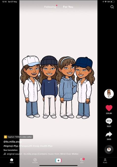 Bitmoji Outfits 4 Friends, Matching Snapchat Bitmoji Outfits For 4, Matching Snapchat Bitmoji Outfits For 3, Matching Bitmojis Snapchat, Bitmoji Ideas Girl, Snapchat Bitmoji Outfits Winter, Cute Bitmoji Ideas, Bitmoji Winter Outfits, Cute Bitmoji