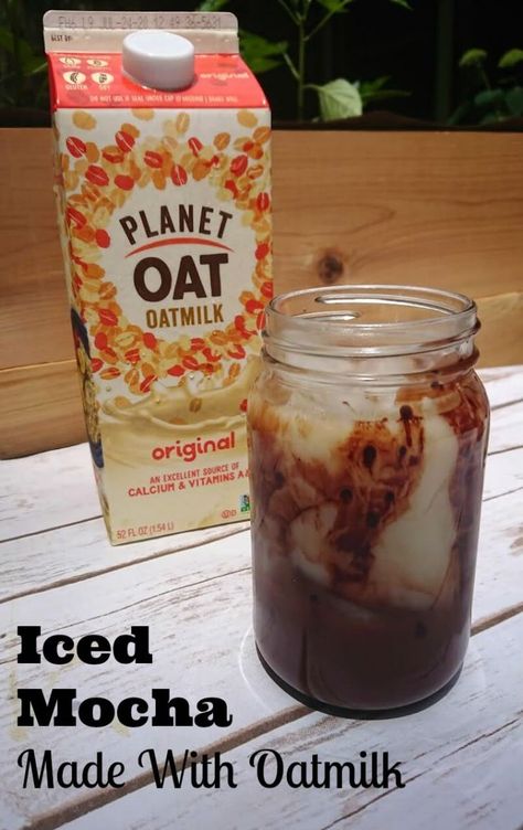 You'll love this refreshing iced mocha oatmilk recipe with Planet Oat! #oatmilk #JuneDairyMonth #JDM2020 #ad Oatmilk Recipe, Oat Milk Recipe, Best Iced Coffee, Mocha Recipe, Iced Mocha, Morning Snack, Easy Drinks, Ice Coffee Recipe, Milk Recipes