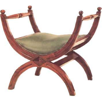 The Roman curule chair is a very important component of Roman furniture because of its use, size, and ability to fold. Space was very limited back then so furniture was often designed to be portable and even be able to hang on the walls. This stool allowed seating for high class, wealthy citizens. The curule stool mimics other furniture from other time periods mentioned above through its curved design features, and its ability to save space. #houseframing #framing #woodframing #toolzguide Roman Furniture, Ancient Roman Houses, Egyptian Furniture, Roman House, Antique Shelves, Rome Antique, Roman Architecture, Roman History, Ancient Artifacts