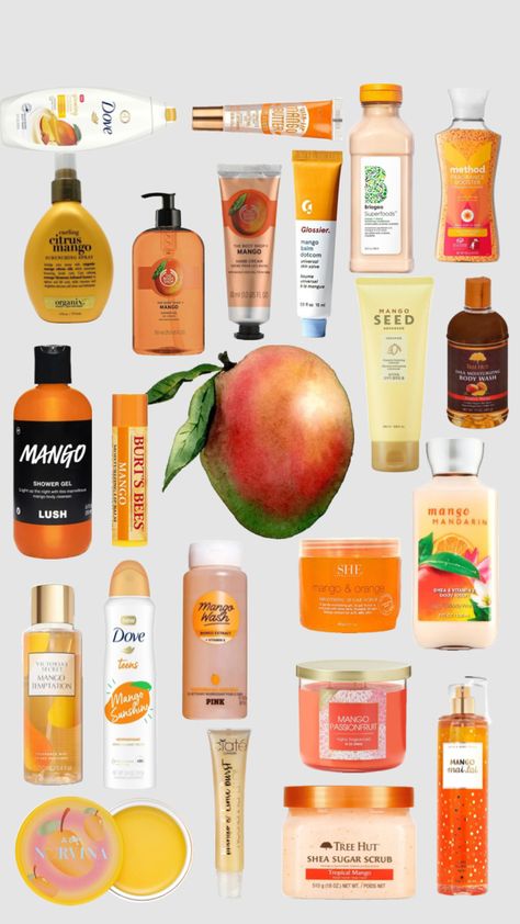 Mango Scented Products, How To Smell Like Mango, Mango Products, Scent Guide, Scent Combos, Fruity Scents, Citrus Smell, Tropical Scent, Body Hygiene