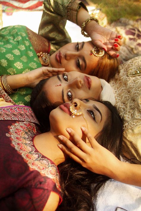 Captivating beauty and culture in one frame: Three stunning Desi women showcasing grace, heritage, and elegance. 🌟📸 #DesiBeauty #CulturalElegance #diversity Desi Picnic, Indian Picnic, Women Diversity, Picnic Photography, Picnic Aesthetic, Fancy Jewellery Designs, Face Photography, Indian Heritage, Indian Aesthetic