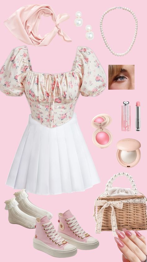 #fashion #fashioninspo #fashionaesthetic #outfit #outfitaesthetic #outfitboard #fairycore #cottagecore #cottagecoreaesthetic #pink #pinkoutfitinspo Pink Cottagecore Aesthetic Outfits, Pink Cottagecore Aesthetic, Cottagecore Aesthetic Outfits, Pink Cottagecore, Cottagecore Outfit, Fairycore Cottagecore, Space Outfit, Cottagecore Outfits, Evening Dress Fashion