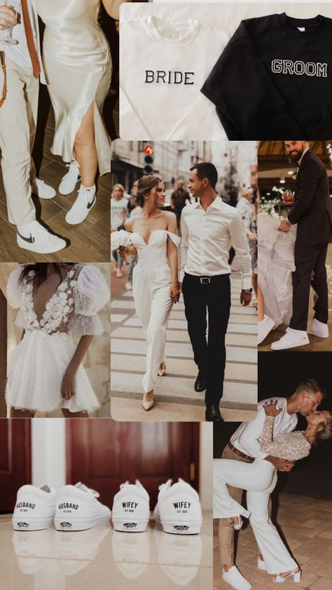 Outfit changes Las Vegas Bride Outfit, Wedding Sneakers For Bride And Groom, Wedding Outfit Change Bride, Bride Reception Outfit, Wedding Sneakers For Bride, Vegas Photos, Reception Bride, Reception Outfit, Bridal Party Outfit