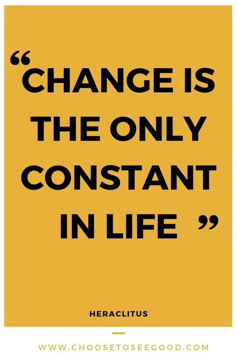 Change is inevitable and a constant in our lives.  Do you embrace or resist change?  Change your perspective and learn to see the positive side of change.  You will experience personal growth.  #childrenandfamily #personaldevelopment #motivation #perspective #happiness #pursuitofhappiness #selfimprovement #choosetoseegood #mentalhealth #selfimprovementideas #howtochangeyourlife #dailymotivation #intentionalliving #embracechange #changeisgood Quotes About Change, Change Is Constant, Change Is Inevitable, Healthy Living Motivation, Perspective Quotes, Change Your Perspective, Learning To Let Go, Positive Living, Embrace Change