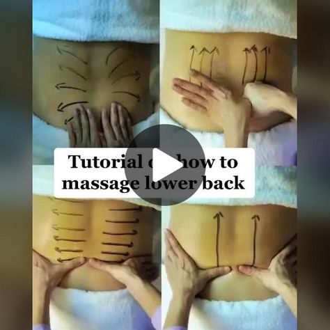 Massage Lower Back, Relaxing Massage Techniques, Foot Massage Techniques, Massage Images, Full Body Massage Techniques, Massage At Home, Diy Massage, Massage Training, Massage Dos