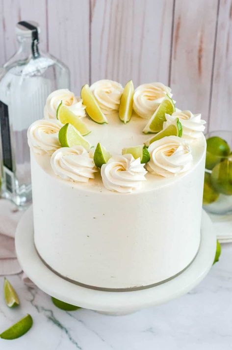 Margarita Cake Recipe 20 Margarita Cake Recipe, Football Shaped Foods, Party Food Favorites, Lime Frosting, Margarita Cake, 21st Cake, Peanut Butter Candy, Birthday Cakes For Women, Dessert Dips