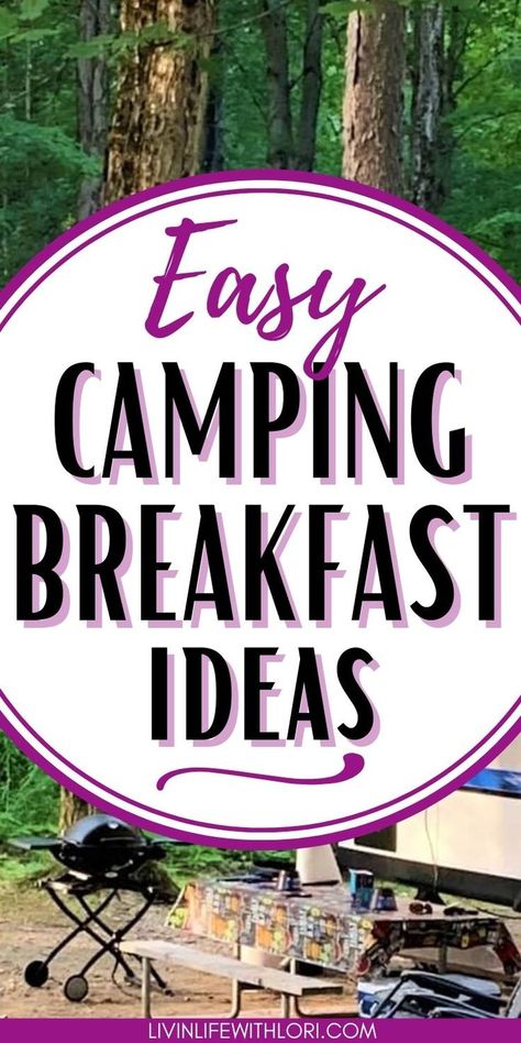 easy camping breakfast ideas Easy Camping Breakfast Ideas, Camping Trip Food, Camping Breakfasts, Camping Recipes Dinner, Camping Breakfast Ideas, Camping Recipes Breakfast, Easy Camping Breakfast, Breakfast Recipe Ideas, Campfire Breakfast