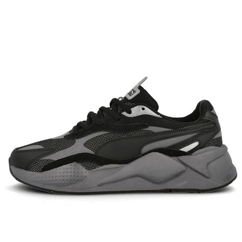 Puma RS-X3 'Puzzle - Castlerock' Black/Castlerock Marathon Running Shoes/Sneakers Puma Rs-x Shoes, Puma Rs X3, Puma Rs X, Puma Outfit, Puma Rs-x, Puma Rs, Limited Edition Sneakers, Marathon Running Shoes, Marathon Running