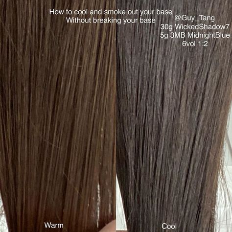 Level 5 Cool Brown Hair, Darkest Ash Brown Hair, Cool Medium Brown Hair Color, Level 5 Ash Brown Hair, Cool Ashy Brown Hair, Smoky Brown Hair Color, Brunette Hair Formulas, Ash Brown Hair Formula, Cool Tone Brown Hair Color