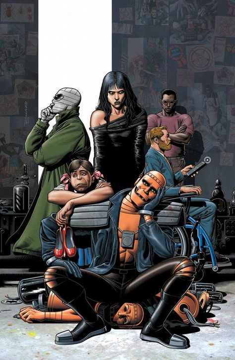 Doom Patrol Omnibus cover by Brian Bolland Astro City, The Doom, Vertigo Comics, Grant Morrison, Greg Capullo, Martian Manhunter, Doom Patrol, Arte Dc Comics, Jack Kirby