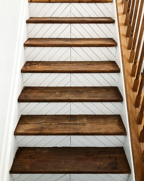 Staircase Makeover Part I – A Carrie'd Affair Blog Diy Stairs Makeover, Stairs Makeover Ideas, Stairs Renovation, Architecture Renovation, Stair Makeover, Diy Staircase, Stairs Makeover, Staircase Makeover, Stair Remodel