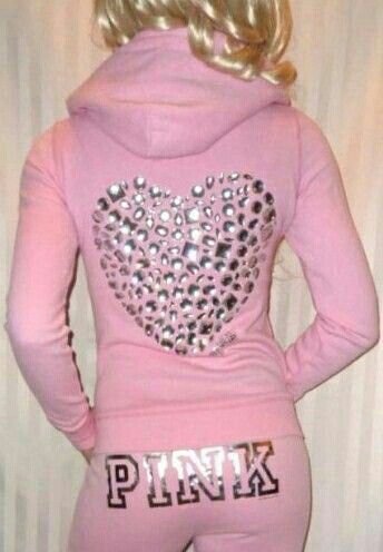 ♡ ♡ Love Pink Clothes, Sports Tracksuits, Cuddle Duds, Victoria Secret Outfits, Pink Nation, Everything Pink, Pink Outfits, 2000s Fashion, Pink Love