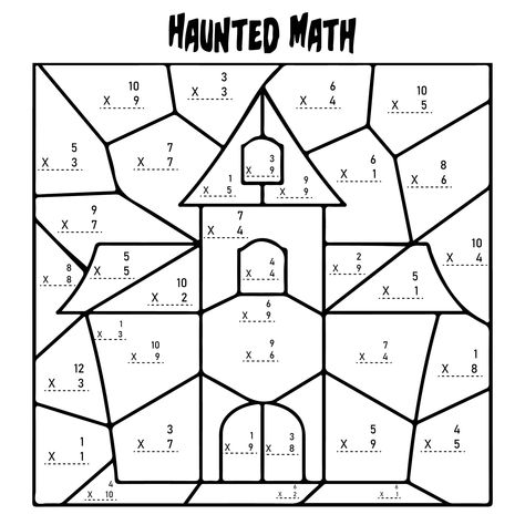 Pumpkin Math 3rd Grade, Halloween Multiplication Color By Number, Halloween 3rd Grade Math, Fun Math Worksheets Middle School, Halloween Math Worksheets 2nd Grade, Halloween 4th Grade Activities, 3rd Grade Math Worksheets Free Printable, Math Halloween Activities, Free Halloween Math Worksheets