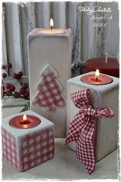 Candle Centerpieces Christmas, Christmas Candle Centerpieces, Deco Noel Nature, Natal Country, Candle Holders Christmas, Centerpieces Christmas, Christmas Candle Centerpiece, Cube Candle, Christmas Candle Decorations