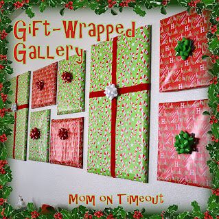 Mom On Timeout: Gift-Wrapped Gallery Xmas Gift Wrap, Law Christmas, Diy Xmas Gifts, Office Christmas, Idea Gift, Christmas Wrapping Paper, Christmas Paper, Decor Idea, Diy Holiday