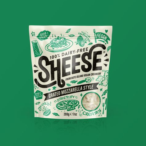 Vegan Calcium Sources, Cheese Packaging, Cheese Brands, Packaging Label Design, Dairy Free Cheese, Food Branding, Island Food, Food Packaging Design, Packing Design