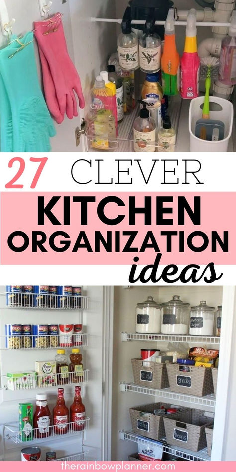 kitchen organization hacks Kitchen Cabinets Food Organization, Organization Ideas For The Home Kitchen Cabinets Under Sink, Kitchen Gadgets Storage Ideas, Plastic Utensil Storage Ideas, Kitchen Utensils Storage Ideas, Organise Kitchen Cabinets, Easy Kitchen Organization Ideas, Corningware Storage Ideas, Kitchen Reorganization Ideas