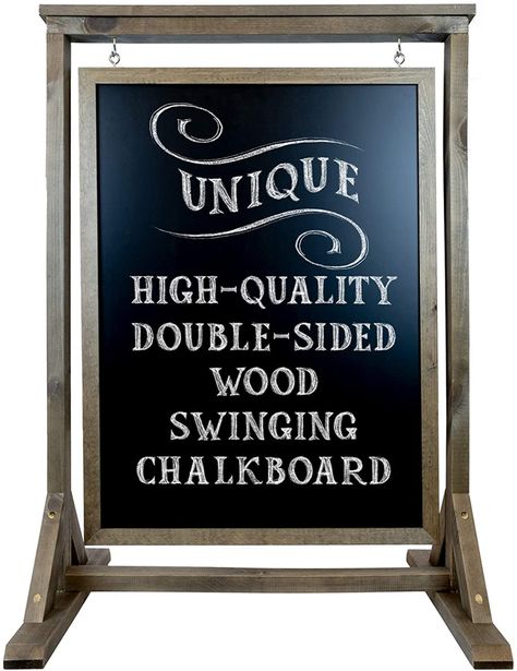 Wooden Sidewalk, Sidewalk Chalkboard Sign, Sandwich Board Signs, Outdoor Chalkboard, Chalkboard Stand, Sidewalk Signs, Sidewalk Sign, Liquid Chalk Markers, Magnetic Chalkboard