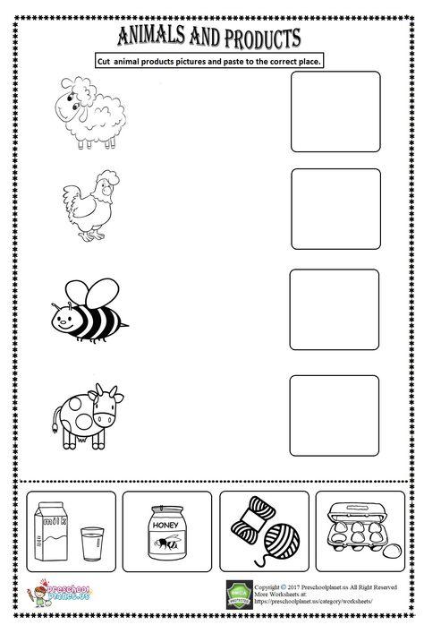 animal products worksheet Animal Products Worksheet, Food From Animals Worksheet, Needs Of Animals Worksheet, Worksheet On Animals For Kindergarten, Farm Animal Activities For Kindergarten, Animals Needs Worksheet, Animal Needs Worksheet, Farm Animals Worksheets For Kindergarten, Animals Worksheet Kindergarten