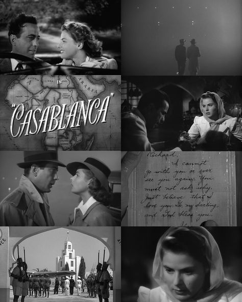 Casablanca Movie, Famous Movie Posters, Casablanca 1942, Movie Directors, Septième Art, Film Studies, Black And White Film, Famous Movies, Sofia Coppola