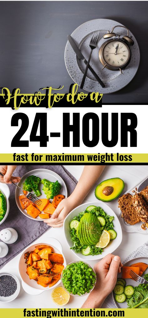 24-Hour Fast for Weight Loss What To Eat Before A Fast, What To Eat After Fasting 16 Hours, One Day Fast, Liquid Fasting Diet Plan, Intermittent Fasting 24:0, Pre Fasting Meals, How To Do A 36 Hour Fast, Meals To Break A Fast, What To Eat After A Fast