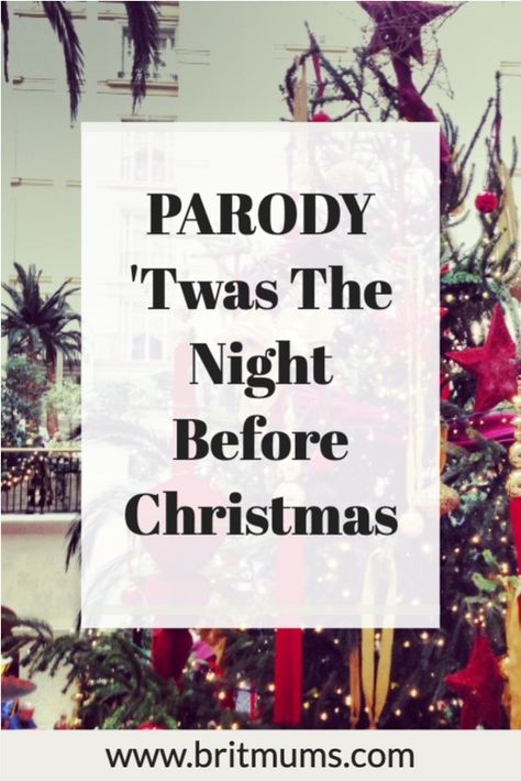 Twas The Night Before Christmas Funny, Twas The Night Before Christmas Party, Twas The Night Before Christmas Poem, Twas The Night Before Christmas Decor, Parent Night, Family Poems, Twas The Night Before Christmas, Family Advice, Christmas Cruises